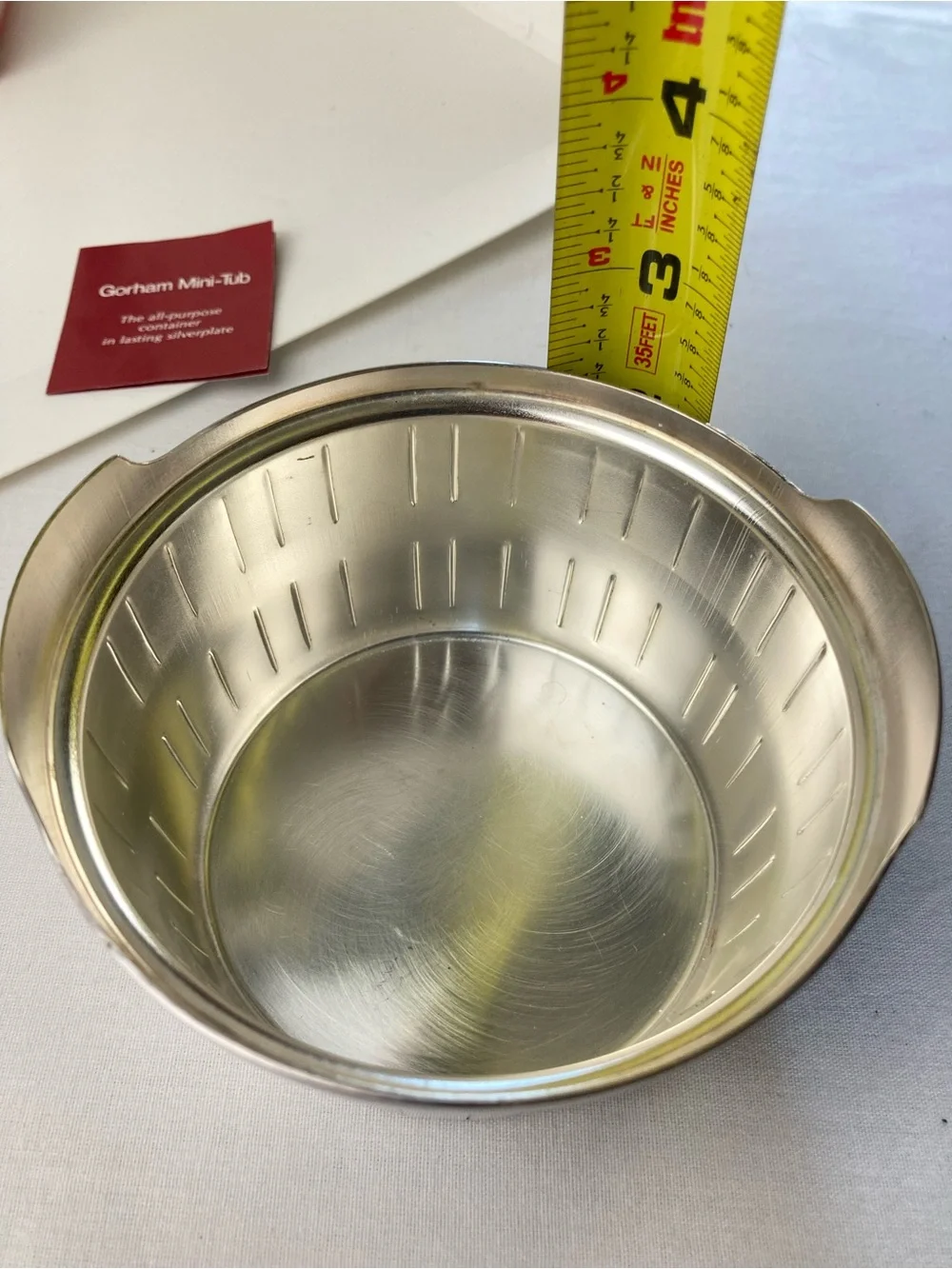 1950's Gorham EP YC348 Silverplate Lidded Butter Tub / Barrel / Bucket